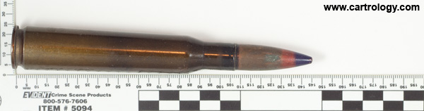 12.7 x 108mm API-T  Czechoslovakia 39 52 profile view.