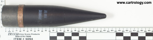 30 x 173mm GAU-8/A Dummy  United States  profile view.