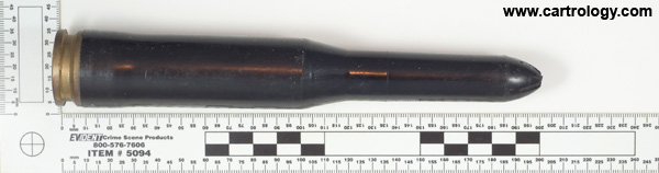20 x 128mm Oerlikon Blank  Unknown  profile view.