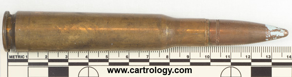 .50 BMG Incendiary  France MR 1.53 S 12.7 profile view.