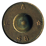7.62mm pre-NATO Intermediate Case Dummy T70E? United States F A * 48 head view.