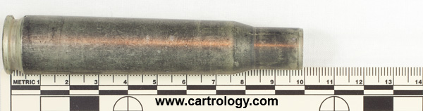 .50 BMG Fired  United States  profile view.