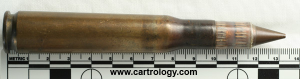 .50 BMG Salvo Squeezebore Type 3A United States 4 5 T W profile view.