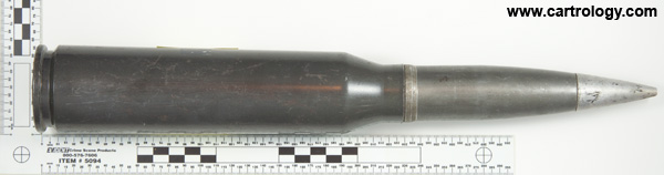 35 x 228mm Oerlikon Dummy  France  profile view.