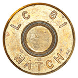 7.62mm NATO Ball (Match) M118 United States LC 81 MATCH head view.