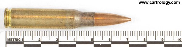 7.62mm NATO Ball (Match) M118 United States LC 81 MATCH profile view.