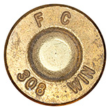 7.62mm NATO Ball (Match)  United States FC 308 WIN head view.