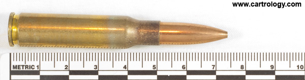 7.62mm NATO Ball (Match)  United States ⊕ RA 60 profile view.