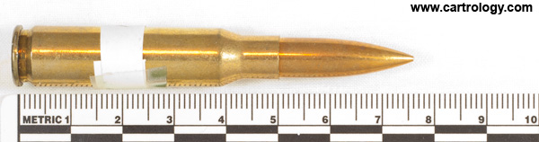 7.62mm NATO Ball (Match)  United States W C C 5 8 profile view.