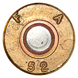 7.62mm NATO Ball T233 United States F A 52 head view.