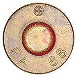 7.62mm NATO Tracer (Long Range)  United States ⊕ FA 68 head view.