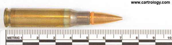 7.62mm NATO Tracer (Inert)  United States ⊕ LC 68 profile view.