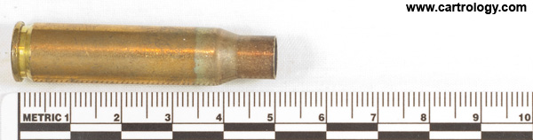 7.62mm NATO New Unprimed Empty  United States  profile view.