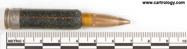 7.62mm Caseless Ball  United States  profile view.