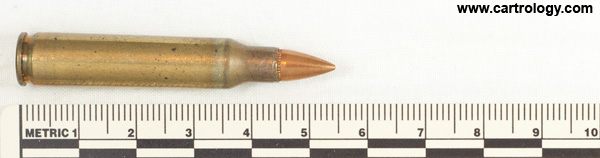 .224 Winchester E2 Ball (Standard)  United States W C C 5 8 profile view.