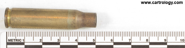 7.62mm NATO New Unprimed Empty  United States  profile view.