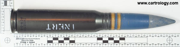 30 x 173mm GAU-8/A Inert  United States  profile view.
