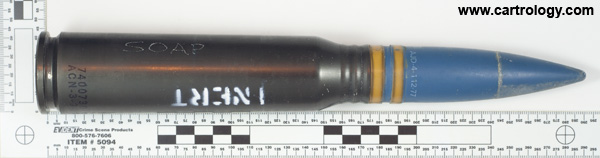 30 x 173mm GAU-8/A Inert  United States  profile view.