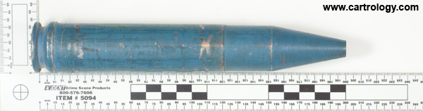 30 x 113mm B Dummy  Unknown  profile view.