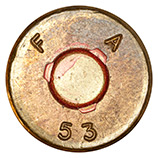 .50 BMG Incendiary  United States F A 53 head view.