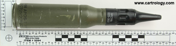 25 x 137mm KBA APDS-T XM791 United States  profile view.