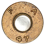 7.62mm pre-NATO Short Case Ball  United States F A 47 head view.