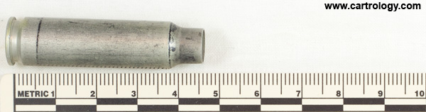 7.62mm pre-NATO Short Case Fired  United States  profile view.