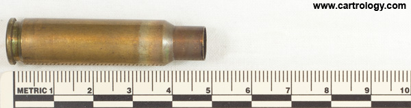 7.62mm pre-NATO Intermediate Case Fired  United States F A 48 profile view.