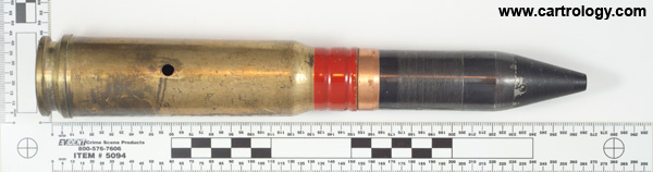 30 x 155mm B Dummy Soviet Union 8 60 184 O. profile view.