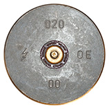 27 x 172mm Fired  Switzerland (lightning bolt) 020 OE 00 head view.