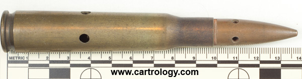 .50 BMG Dummy  Unknown  profile view.