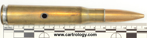 .50 BMG Dummy M2 United States F A 41 profile view.
