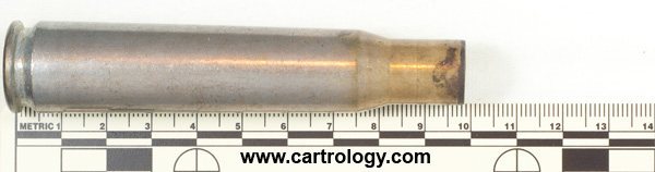 .50 BMG Fired  United States F A 45 profile view.