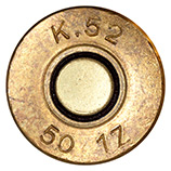 .50 BMG API  United Kingdom K.52 50 1Z head view.