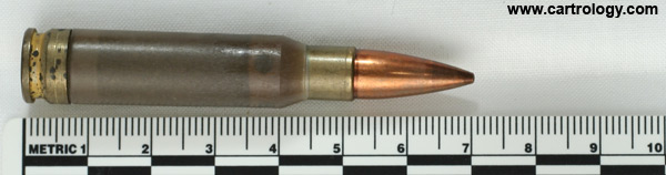 7.62mm NATO Ball  United States  profile view.