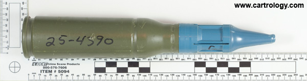25 x 137mm KBA TPDS-T  United States  profile view.
