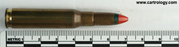 7.62mm NATO Tracer #12 United Kingdom K 61 L5A1 profile view.