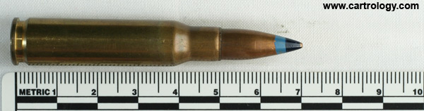 7.62mm NATO Tracer #18 United Kingdom K 61 L5A1 profile view.