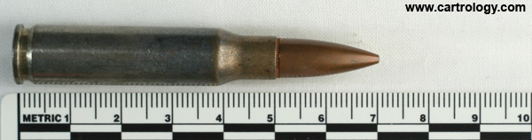 7.62mm NATO Proof M60 United States ⊕ HP LC 61 profile view.