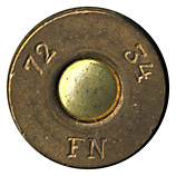 .50 BMG AP  Belgium FN 72 34 head view.
