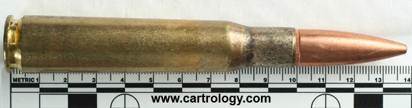 .50 BMG Ball M33 United States L C 0 1 profile view.