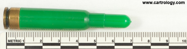 7.5 x 55mm Schmidt-Rubin Blank  Switzerland D 7 T 61 profile view.