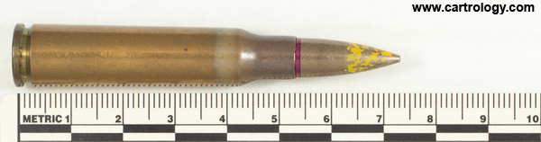 7.5 x 54mm MAS Subcaliber  France VE 57 N 3 profile view.