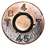 7.5 x 55mm Schmidt-Rubin AP  Switzerland TB 4 T 45 head view.