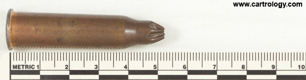 7.62 x 54mm R Grenade Blank  Soviet Union 188 Е profile view.