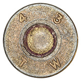 .30-06 Blank M1909 United States 4 3 T W head view.