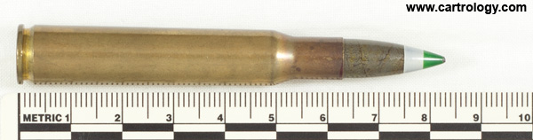 .30-06 Frangible  United States L C 45 profile view.