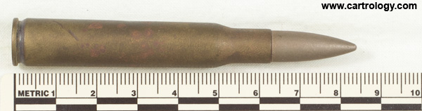 .30-06 Ball M1906 United States W.R.A. CO. 2 12 profile view.