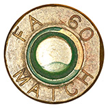 .30-06 Blank M1909 United States FA 60 MATCH head view.