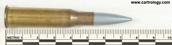 7.62 x 54mm R Blank  Egypt ٧٨ ٧,٦٢  ١٠   ج م ع profile view.